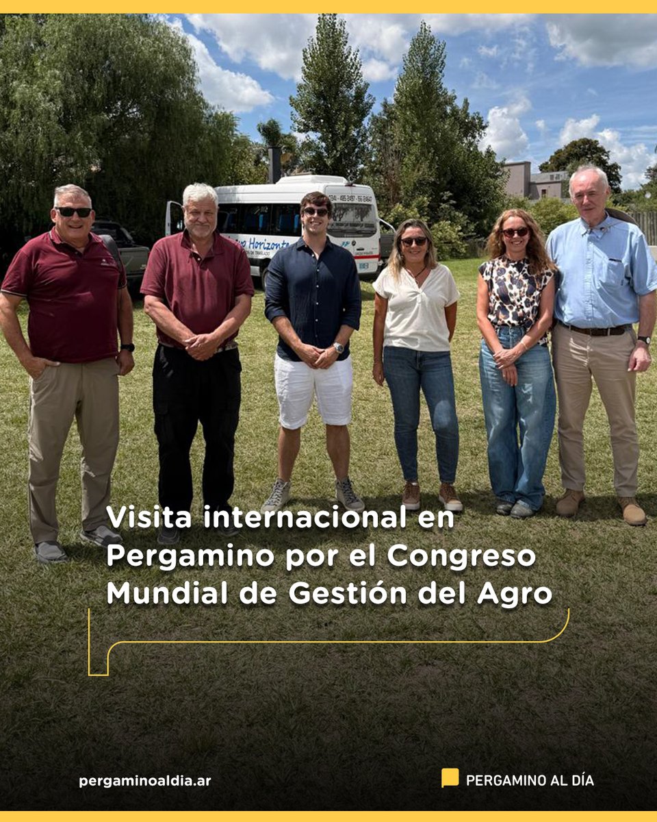 Pergamino recibió una destacada visita internacional en el marco del Congreso Mundial de Gestión Agropecuaria
pergaminoaldia.ar/pergamino-reci…