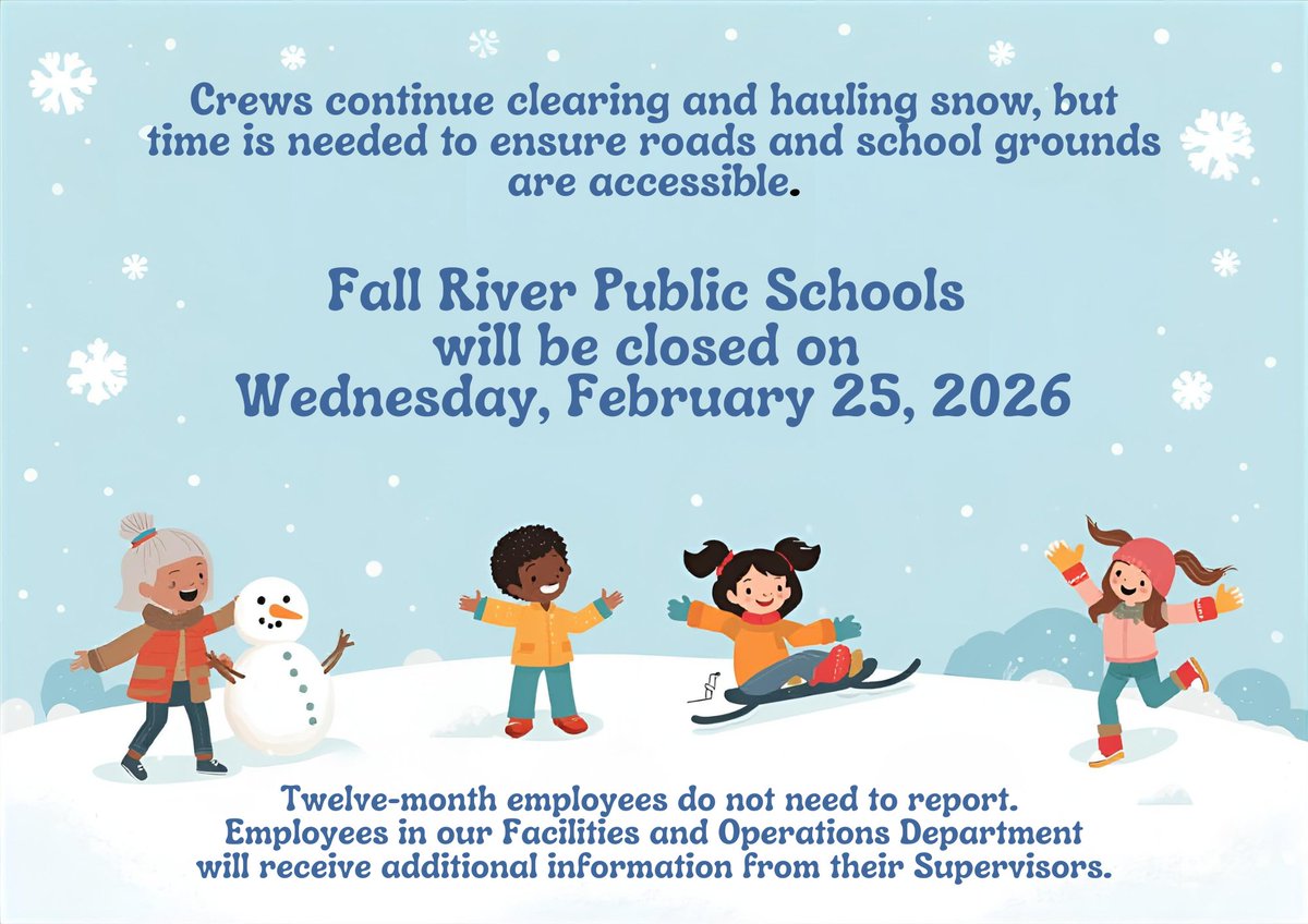 Fall River Public Schools Supt tweet media