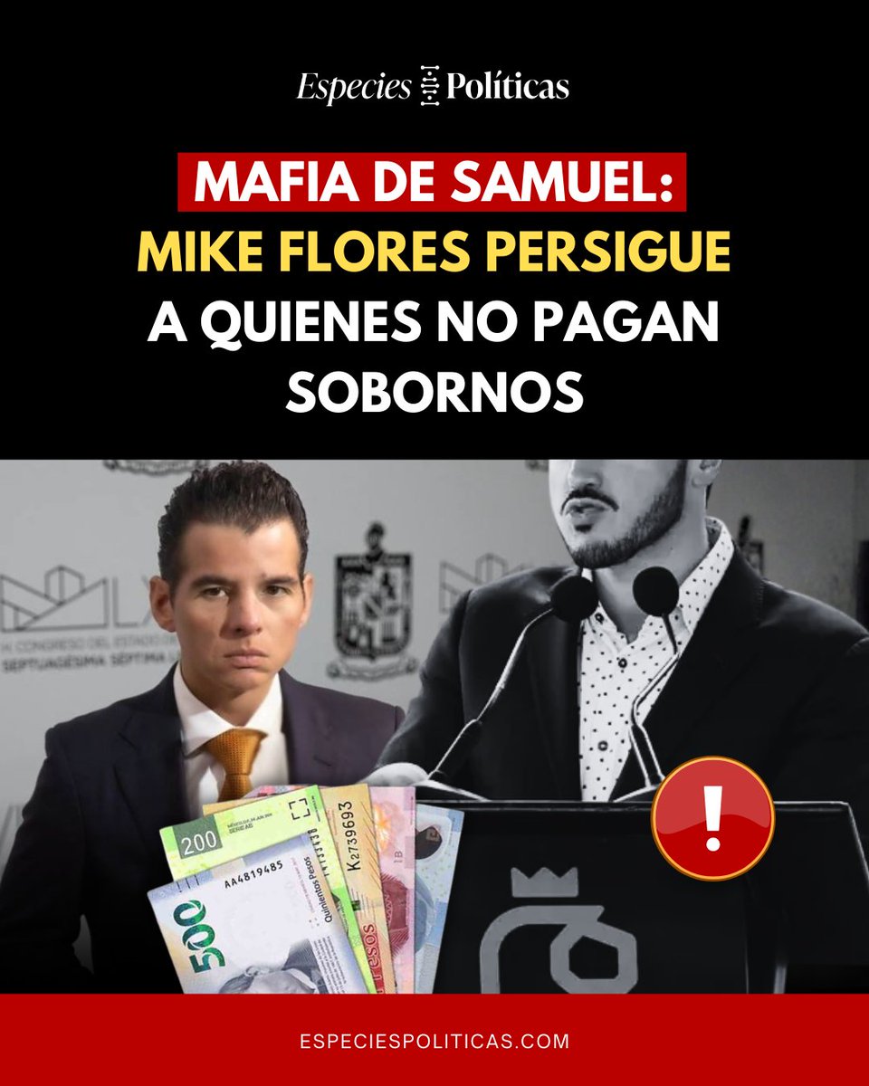 Tras fallar en cobrar un moche de $50 mdp, Samuel y Miguel Flores inventan que Matrimar debe $500 mdp. ¿De dónde sacan esa cifra si antes dijeron que estaban al corriente? 

Es un atraco de cuello blanco y una revancha mafiosa de MC. 🍊