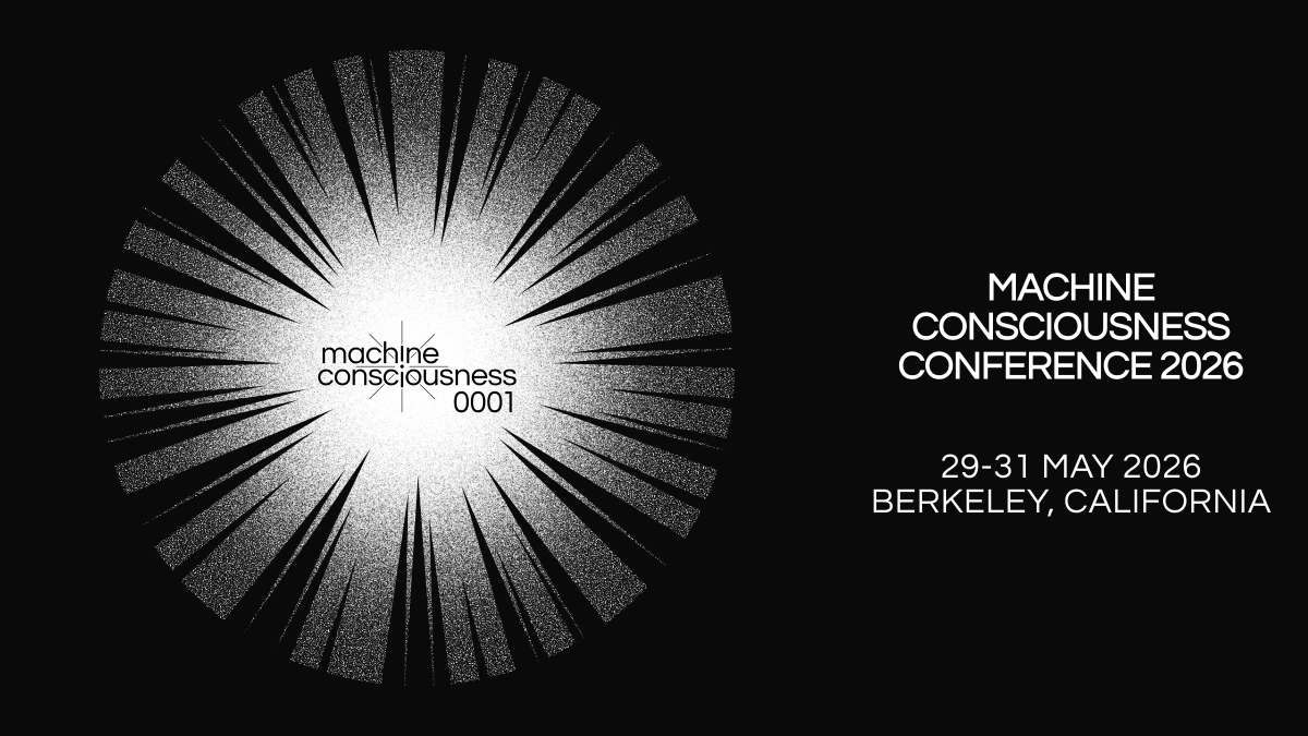 CIMCAI's tweet photo. Announcing the founding conference for the field of machine consciousness. This gathering is meant as a working assembly: a high-context convening of contributors engaged in turning the notion of artificial consciousness into a formally grounded, experimentally addressable domain of inquiry.

Tickets and program links below.