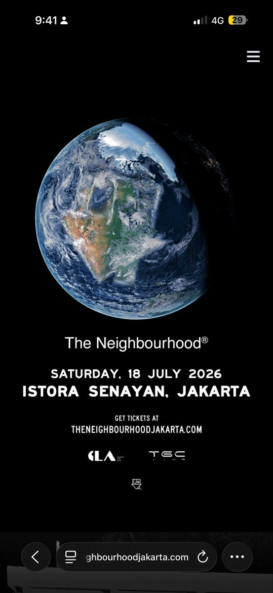 yafaveho's tweet photo. [WTS]

The Neighbourhood Wourld Tour (Jakarta show) 

✅Section: Festival B (IDR 1,500,000)
✅ 2 tickets
✅ RM800 for both tickets (or RM400 each)
✅Reason for selling: going to the KL show

DM to purchase. https://t.co/dTvnKfYwzf