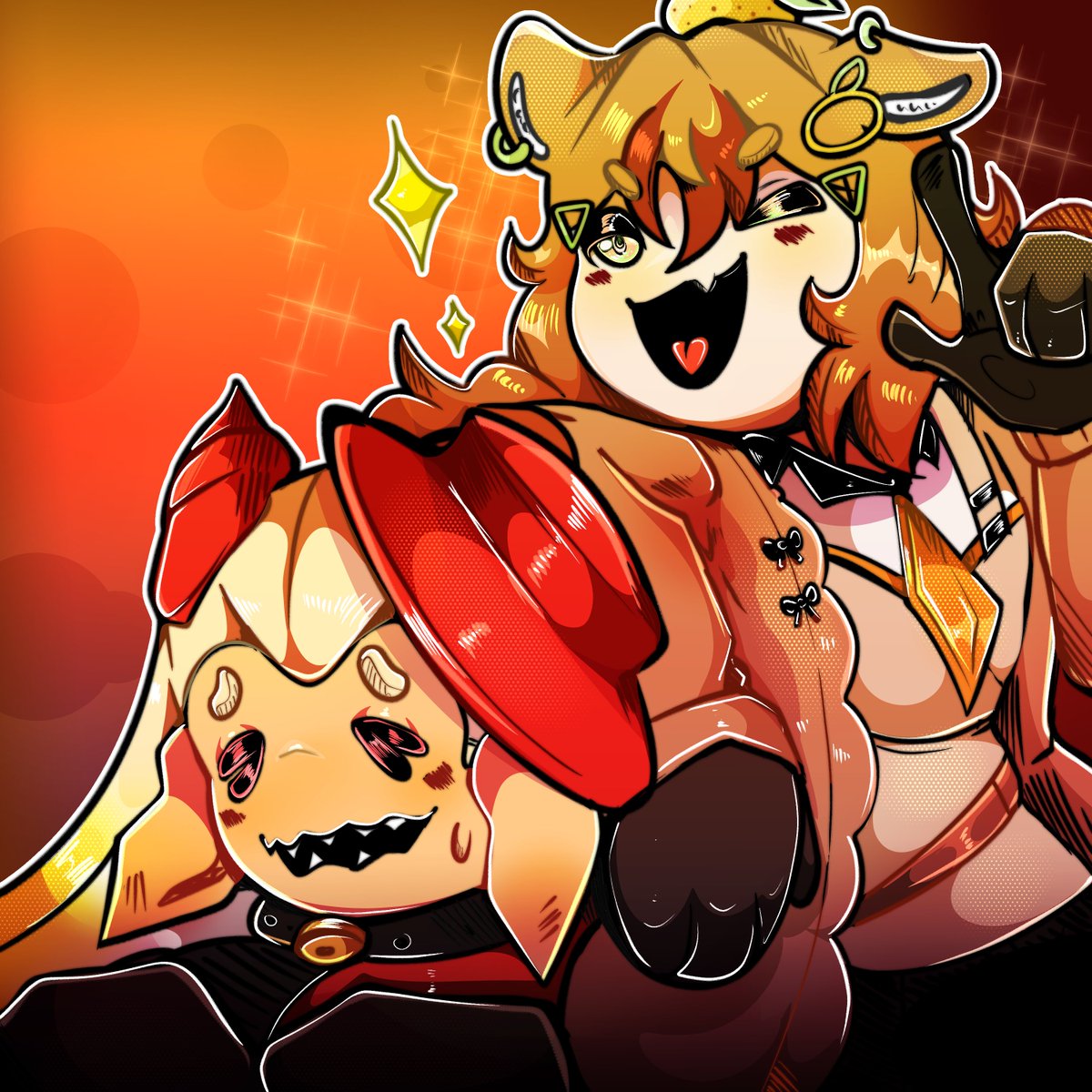 Also wanted to post this gift I made for : <a href="/MikanVT/">Mikan ♨️🍊 Capybara Vtuber</a> !

She is truly amazing! and I am so thankful to them! ❤︎

⊱  ۫ ׅ ✧ Best Capy please love em! ⊱  ۫ ׅ ✧