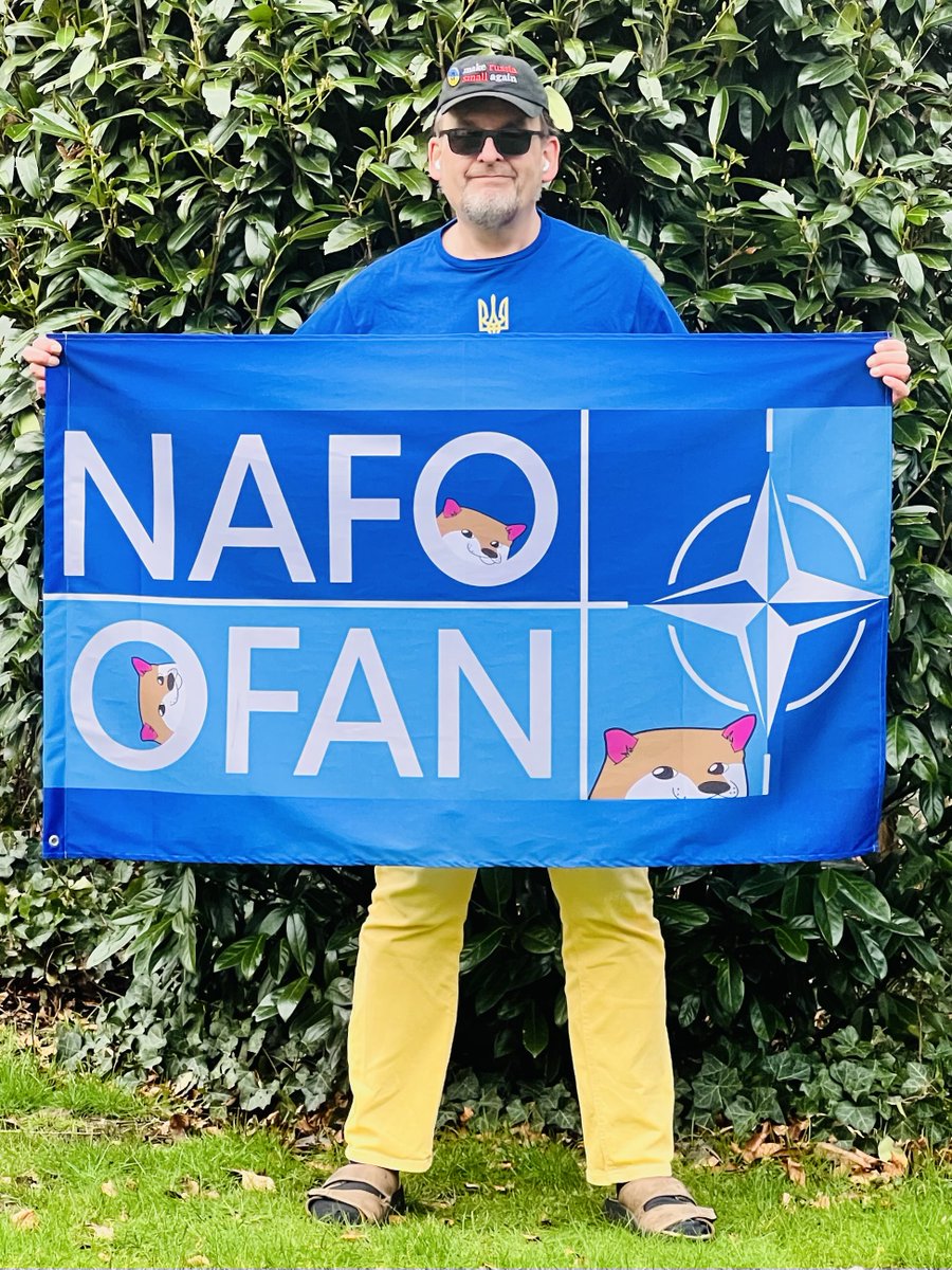I'm a NAFO Fella, and I support 🇺🇦 Ukraine.
Until victory ✊ and beyond. 💙💛