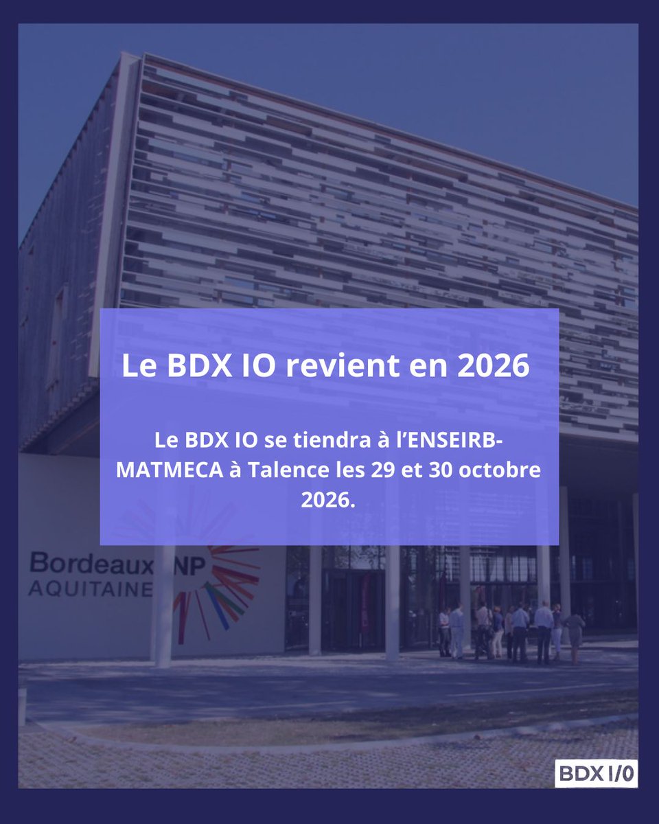 BDX I/O tweet media