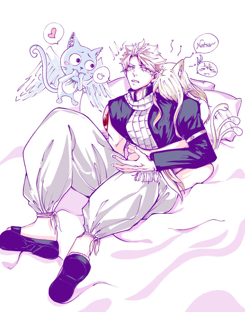 #ナツルー
The drunk cat