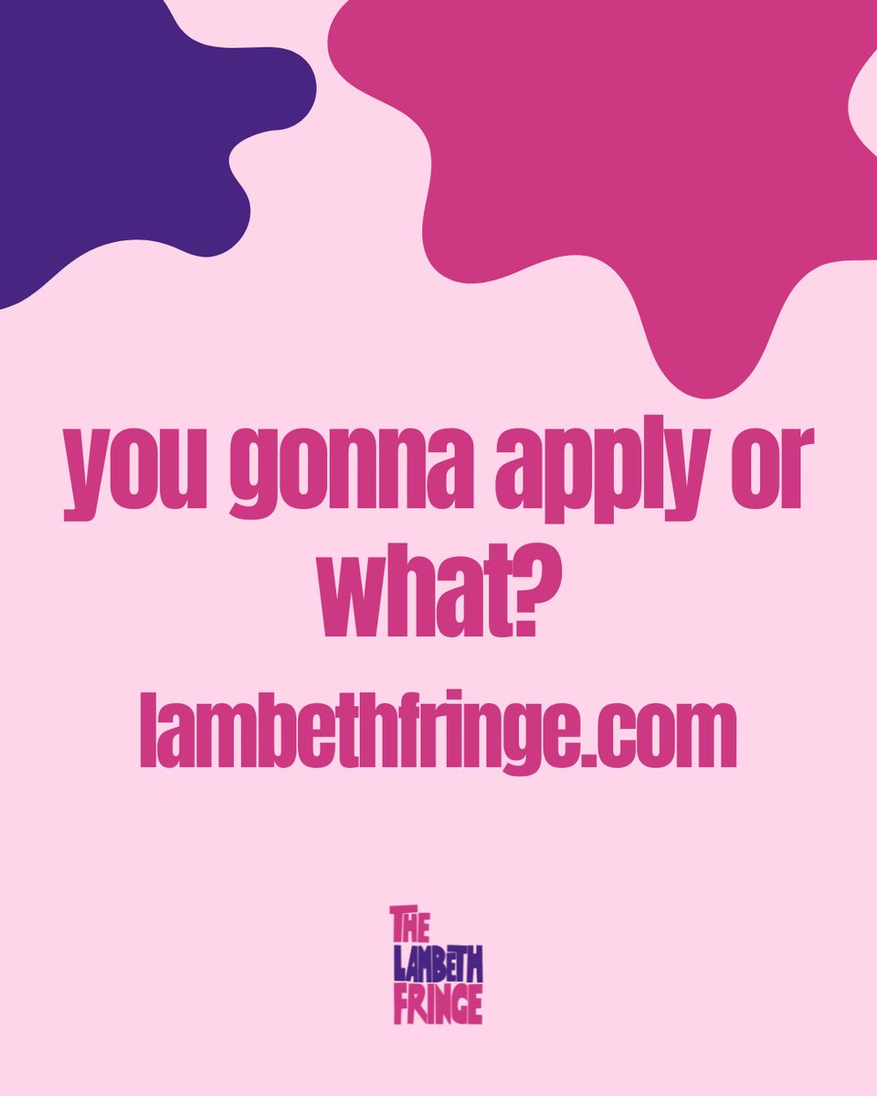The Lambeth Fringe tweet media