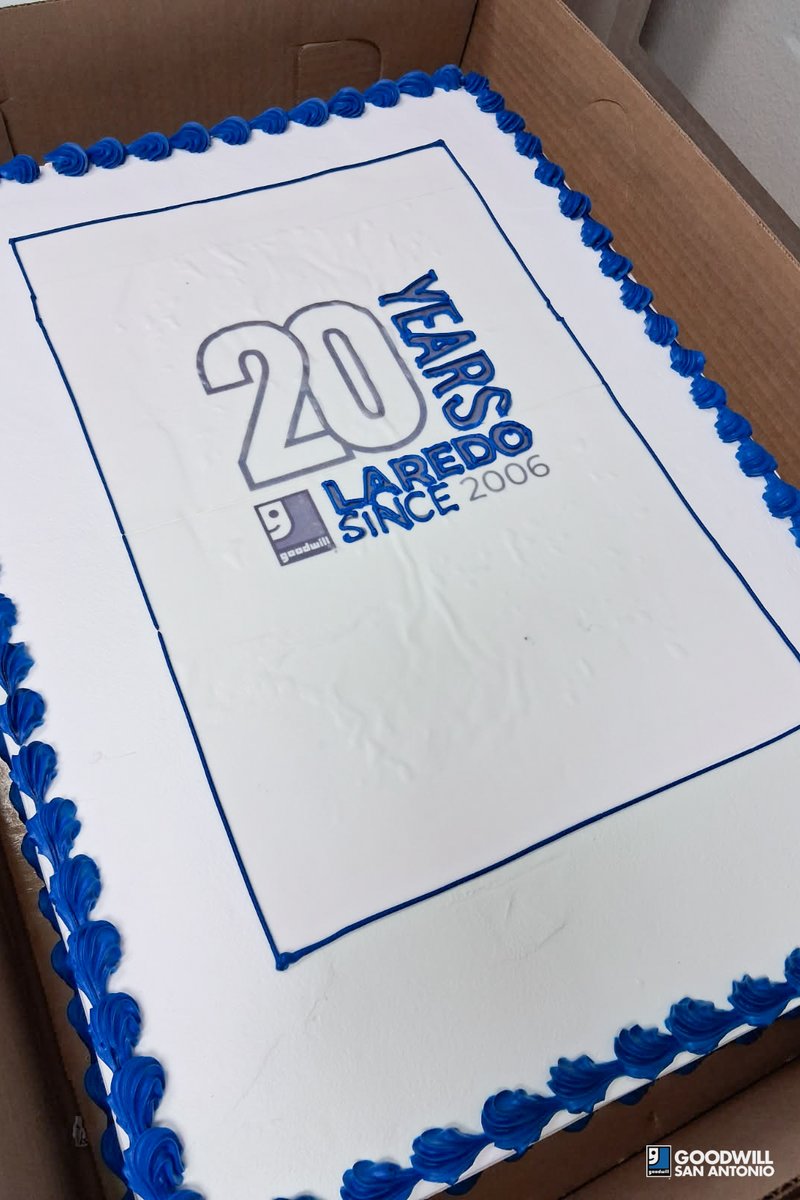 goodwillsa's tweet image. 20 years of Goodwill in Laredo! 🎉💙

Yesterday, we celebrated two decades since opening our very first Laredo store, and there was no better way to mark the milestone than with our incredible Laredo Team!

#Goodwill #GoodwillSanAntonio #GoodJobEveryone👍 #Thrift #LaredoTX