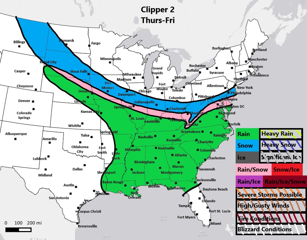 Clipper Systems Two minor clipper systems this week. The first will dive from the Great ...