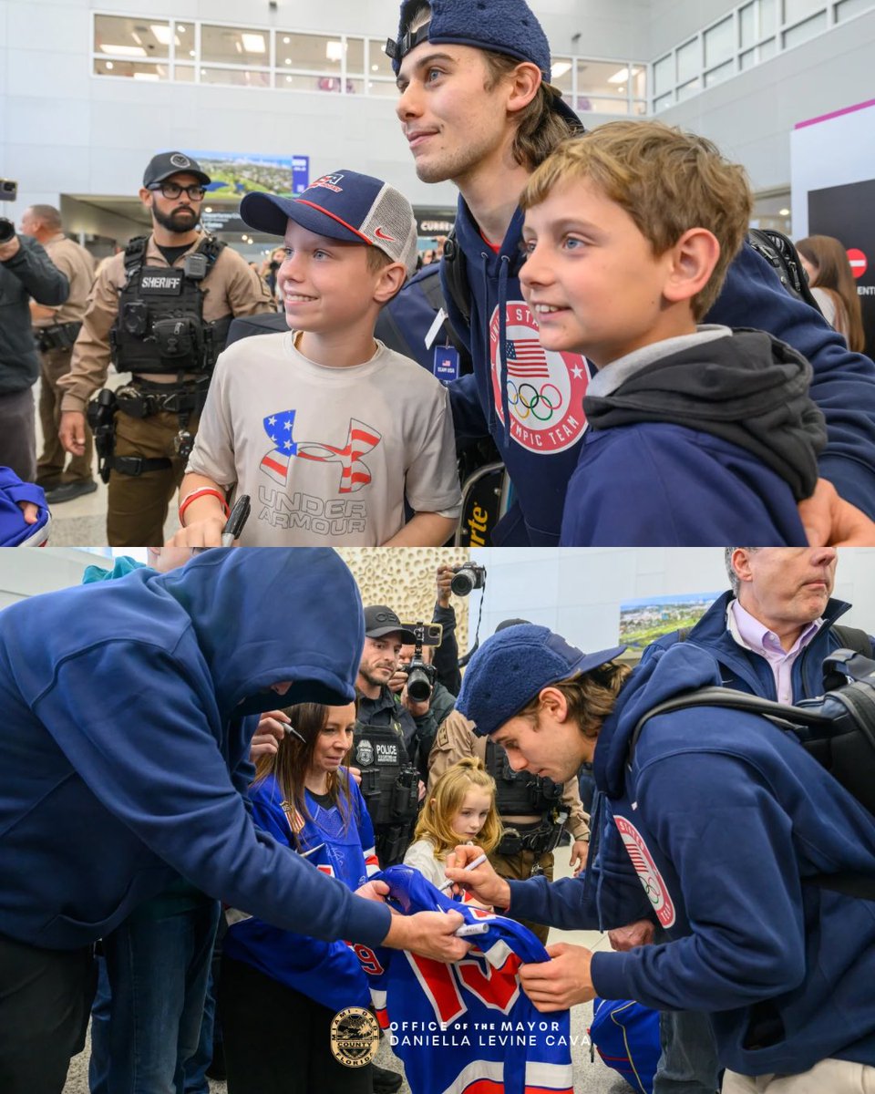 MayorDaniella's tweet photo. Home of the brave. Home of champions. 🇺🇸🏒🥇

So proud to welcome Team Hockey USA to Miami-Dade. https://t.co/NTXw194i3C