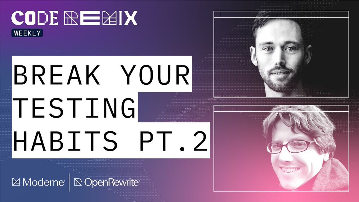 OpenRewrite by Moderne tweet media