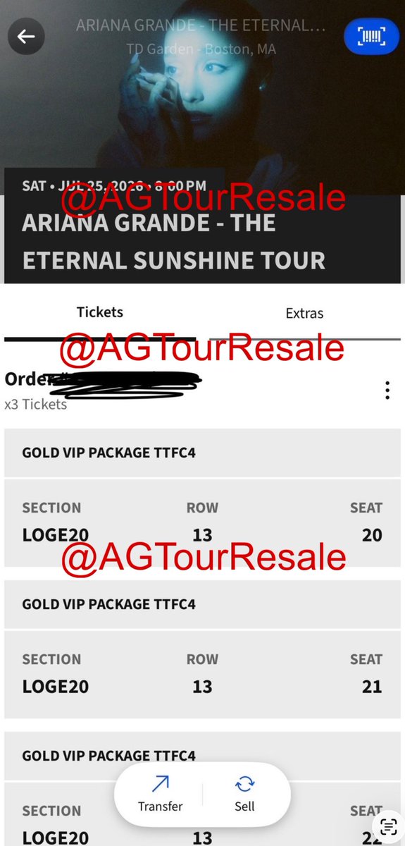 ariana tour resale 🫧 tweet media