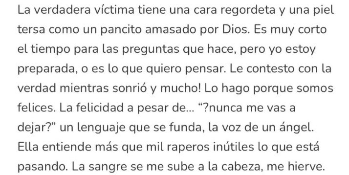 Cazzu en el texto que publicó dijo un montón de cosas importantes pero esta me hizo lagrimear