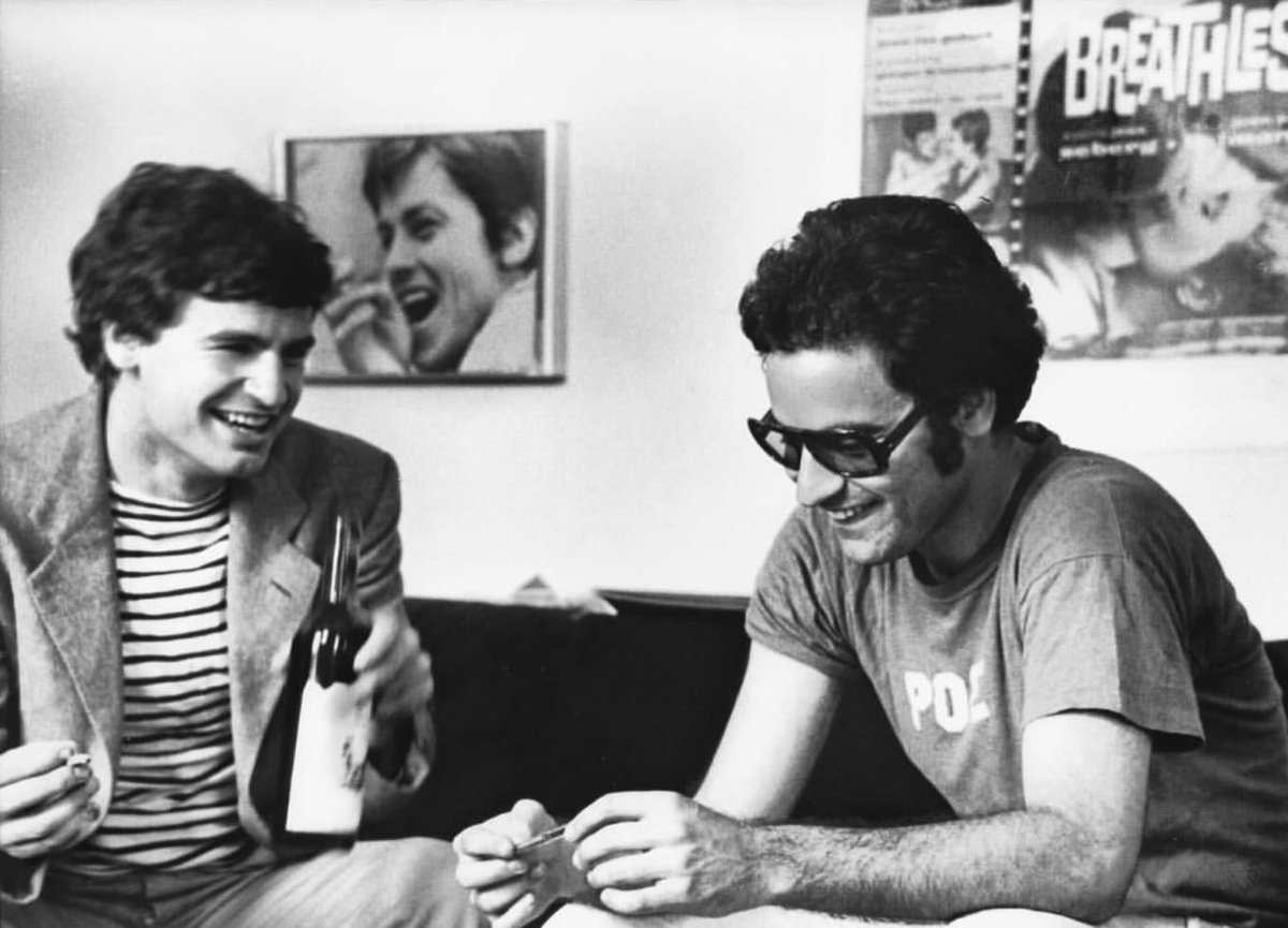 A young Eric Mitchell &amp; Amos Poe in NYC on set of Unmade Beds (1976) dir. Amos Poe 🖤