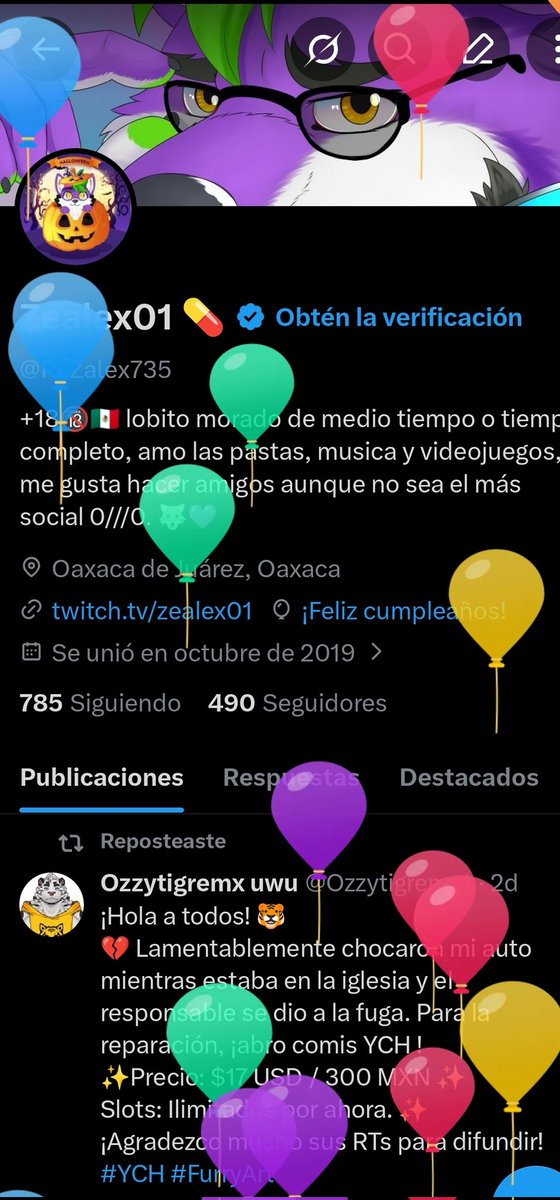 Ya tan pronto otro año más? Agradezco inmensamente a todo lo vivido y lo que falta por vivir, de verdad gracias a todo y a todos!! 🥳🎂 🐺