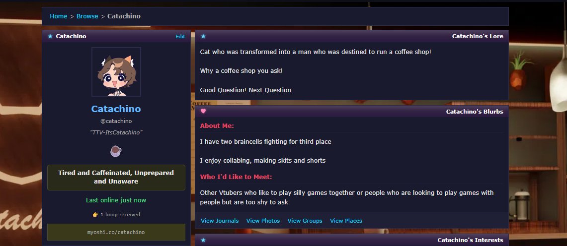 I did the thing! Am I cool now?

myoshi.co/catachino