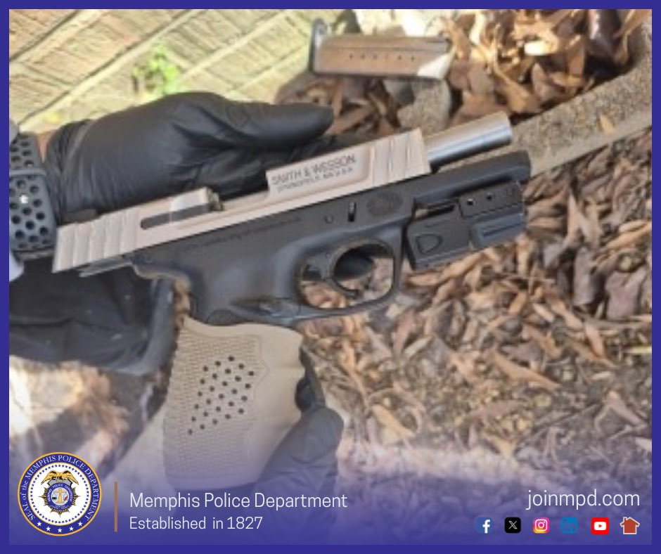 MEM_PoliceDept's tweet photo. Hidden firearm? Not for long.

During an aggravated assault investigation, Gun Detection K9 Cash used his specialized training to locate a loaded handgun that was later confirmed stolen. The firearm was safely recovered and secured.

Great work by K9 Cash and his handler, Lt. Rice.

Read more: https://t.co/z7uy3mraAR