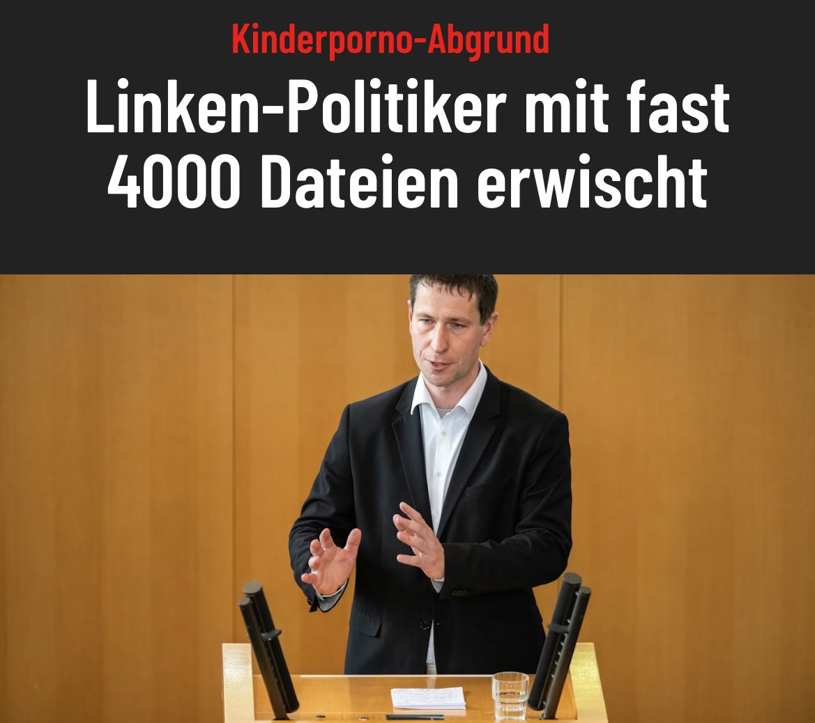 DSozialismus's tweet photo. Bei dem Thüringer Linken-Politiker Markus #Gleichmann wurden mehrere tausend Dateien mit sexualisierter Gewalt gegen Kinder festgestellt.

Was ist die Forderung der Staatsanwaltschaft? 9 Monate auf Bewährung.

Viel zu wenig! Dieser Kuschelkurs mit Pädophilen muss aufhören. https://t.co/VPomfPnNBk