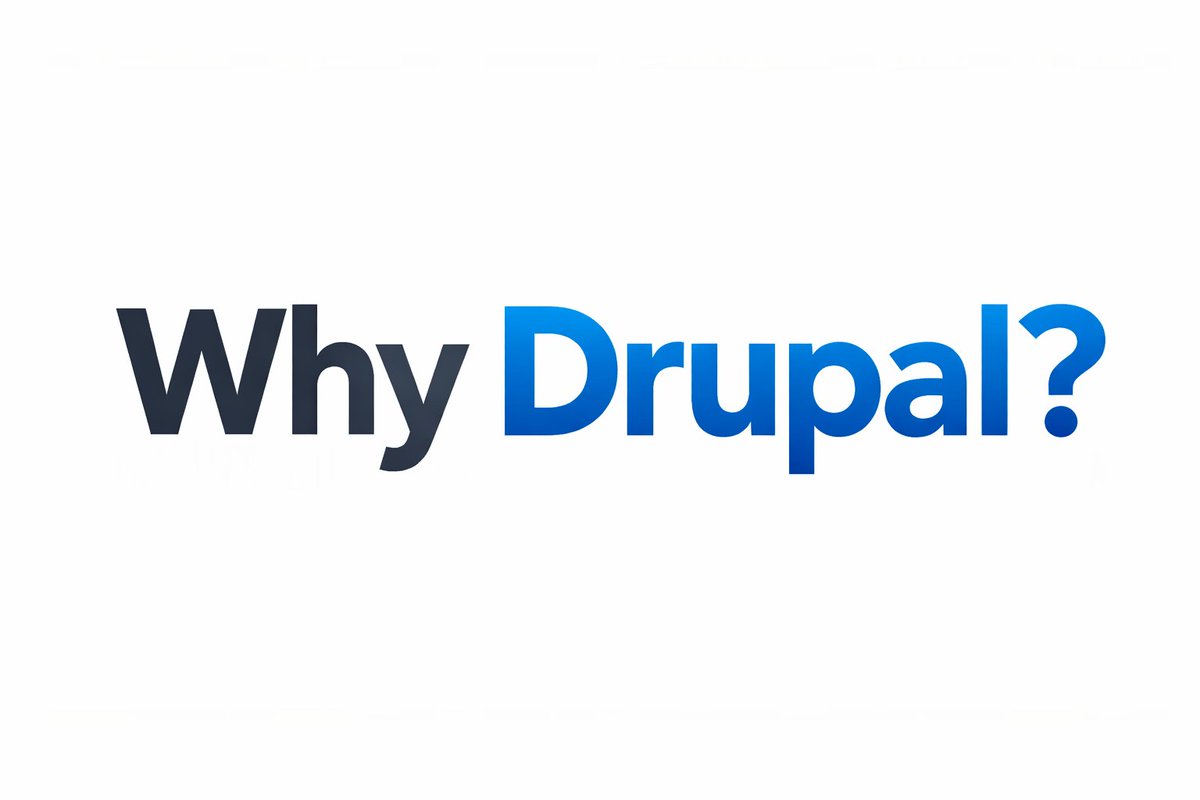 Drupal isn’t just a CMS to us. It’s a long-running, community-driven project that shows what open source can look like when it’s treated as shared infrastructure.

For more than 20 years, Drupal has been actively built and maintained by one of the most established and still