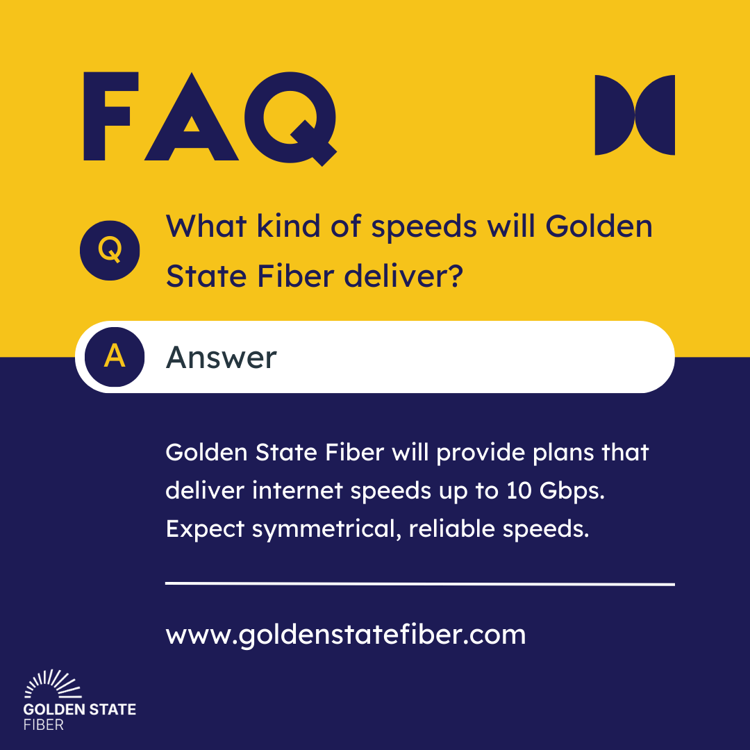 GStateFiber's tweet photo. World's fastest internet speeds are coming to YOU, California! Experience speeds up to 10 Gbps. 🚀

Visit our website and sign up for updates to be the first to know when fiber internet is available to you!

#FastInternet #ConnectingCalifornia #ReliableInternet #10Gbps https://t.co/G7JJMzGPfw