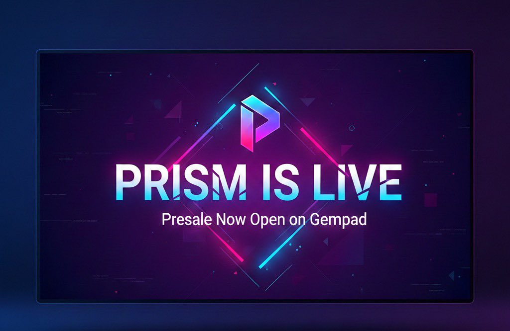 🚨 IT’S OFFICIALLY LIVE 🚨

$PRISM Presale is now LIVE on <a href="/TheGemPad/">𝗚𝗲𝗺𝗣𝗮𝗱</a> and it ends on the 26th of February, 8PM UTC +1

<a href="/prismnewsapp/">PRISM</a> The Decentralised Truth Engine is no longer just an idea; it’s in motion. 

Get access here: solsale.app/presale/2xojkZ…

Don't miss it.