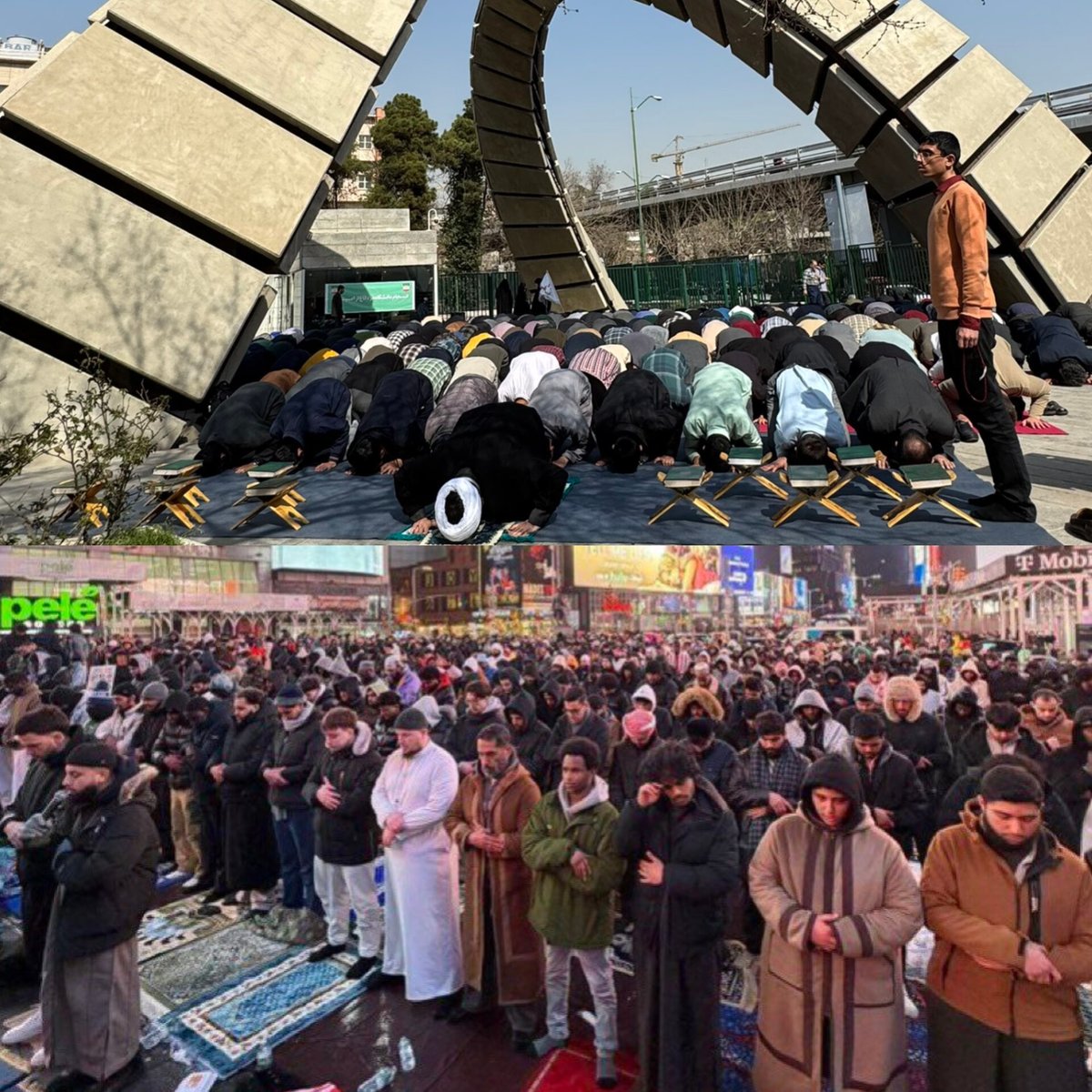 از تهران تا نیویورک 
امت سازی این گونه در حال شکل گیری است