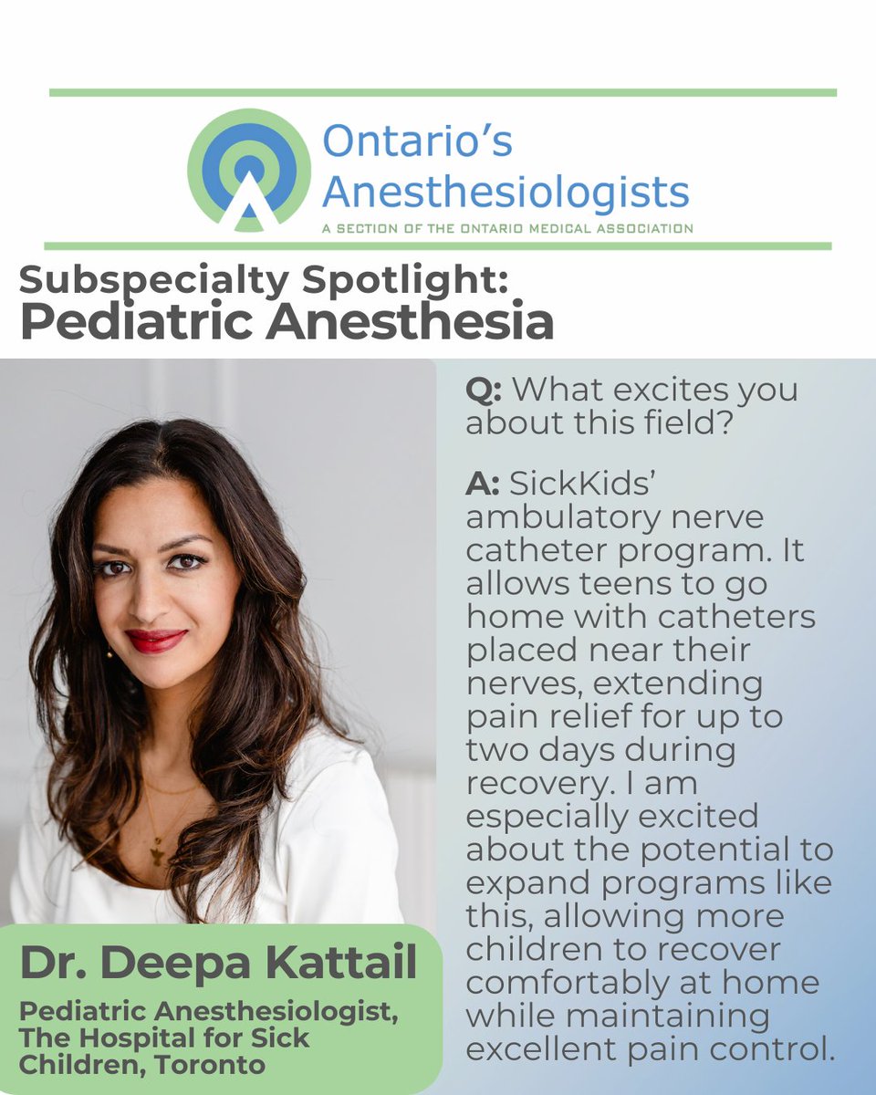 Ontario's Anesthesiologists tweet media