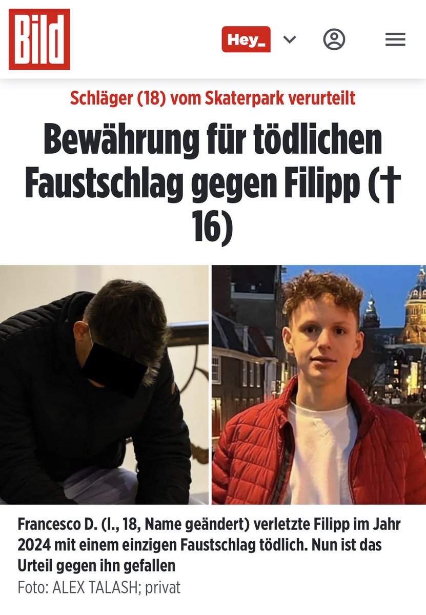 Was ist ein Menschenleben wert?
1 Jahr auf Bewährung und 80 Sozialstunden. 

Was muss die Familie von Filipp noch alles erleiden. 
Wie viel muss man als Mensch ertragen können bis einem Gerechtigkeit widerfährt?

Einfach unfassbar.
