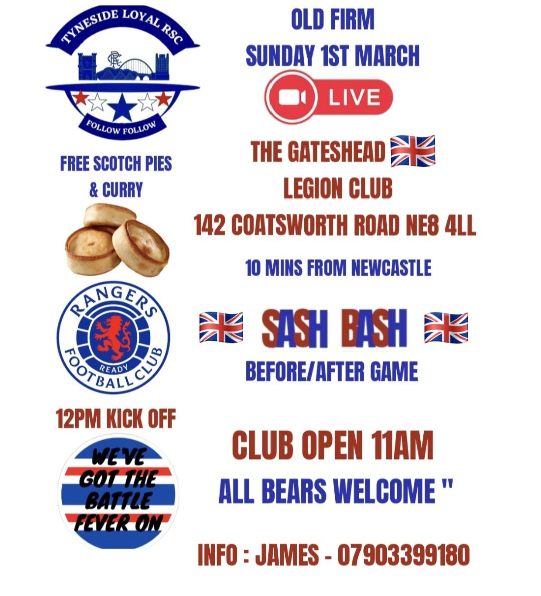 TYNESIDE LOYAL RSC tweet media