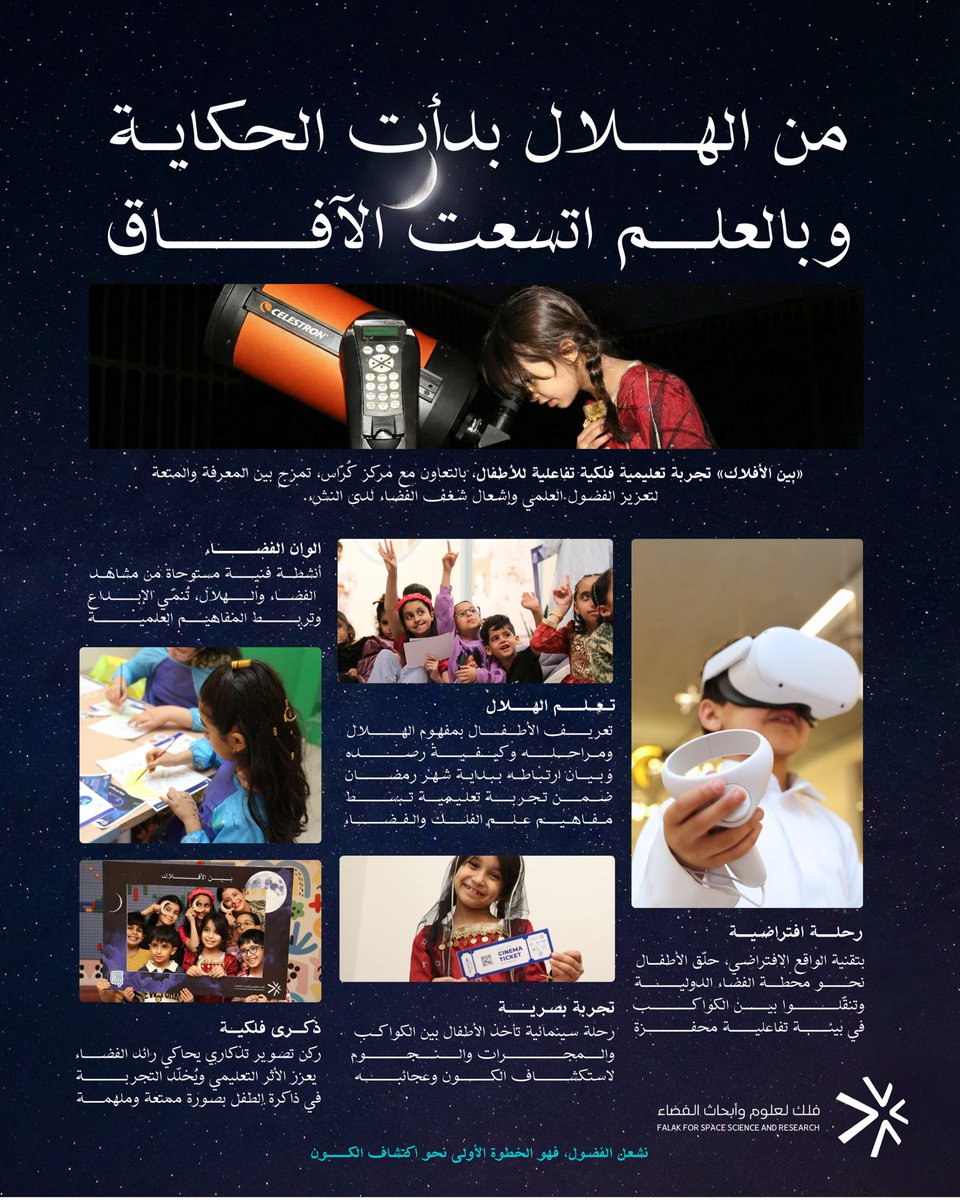 فلك لعلوم وأبحاث الفضاء tweet media