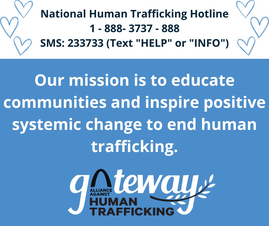 Gateway Alliance against Human Trafficking tweet media