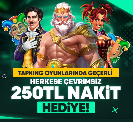 🎁 BEDAVA NAKİT KOD KAZANDIN!
🎆 250TL DEĞERİNDE HEDİYE!

➡️ Kod:  Tapking500TL24

➡️ TapKing Slot Ve Tapking Canlı Casino Oyunlarında Geçerlidir!

➡️ Minimum maksimum çekim 1000 TL'dir.