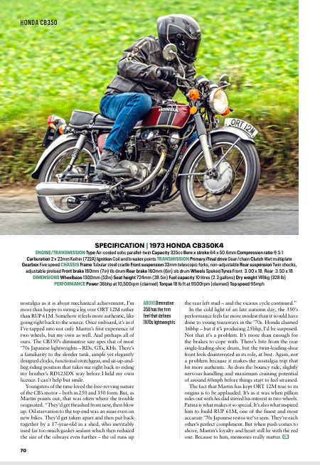 MartinShort69's tweet photo. 1973 HONDA CB350K4 : - https://t.co/bxIoC4n0NU