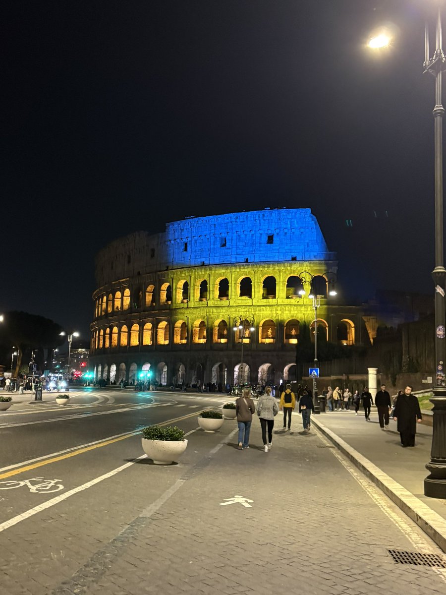 Il Colosseo stasera.