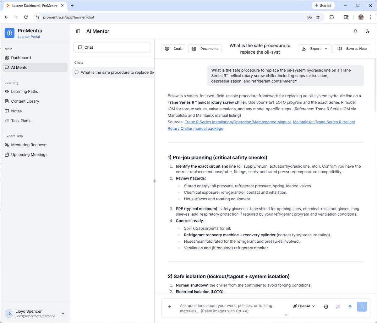 lloyd_t_spencer's tweet photo. Achieved Level 4 Advanced Builder on @Replit ✅

Developing Agentic RAG #AI apps :
https://t.co/kZTdcQEdAj : Workforce mentoring &amp; training
https://t.co/XnpKZdndjS : Reliable Research w/ Citations

#Replit made it all possible : idea → production SaaS

https://t.co/ZIXC6nJWmv https://t.co/ESYBdMeOM4