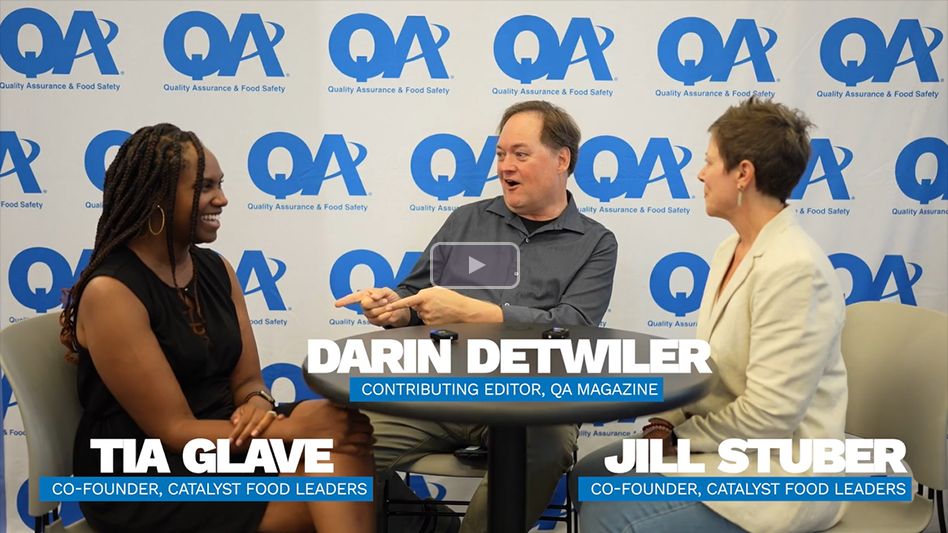 🎥VIDEO: QA contributing editor Darin Detwiler joins Catalyst Food Leaders co-founders Tia Glave and Jill Stuber to discuss why investing in culture, coaching and leadership development is essential to strengthening food safety systems. buff.ly/Qh14s6Q
