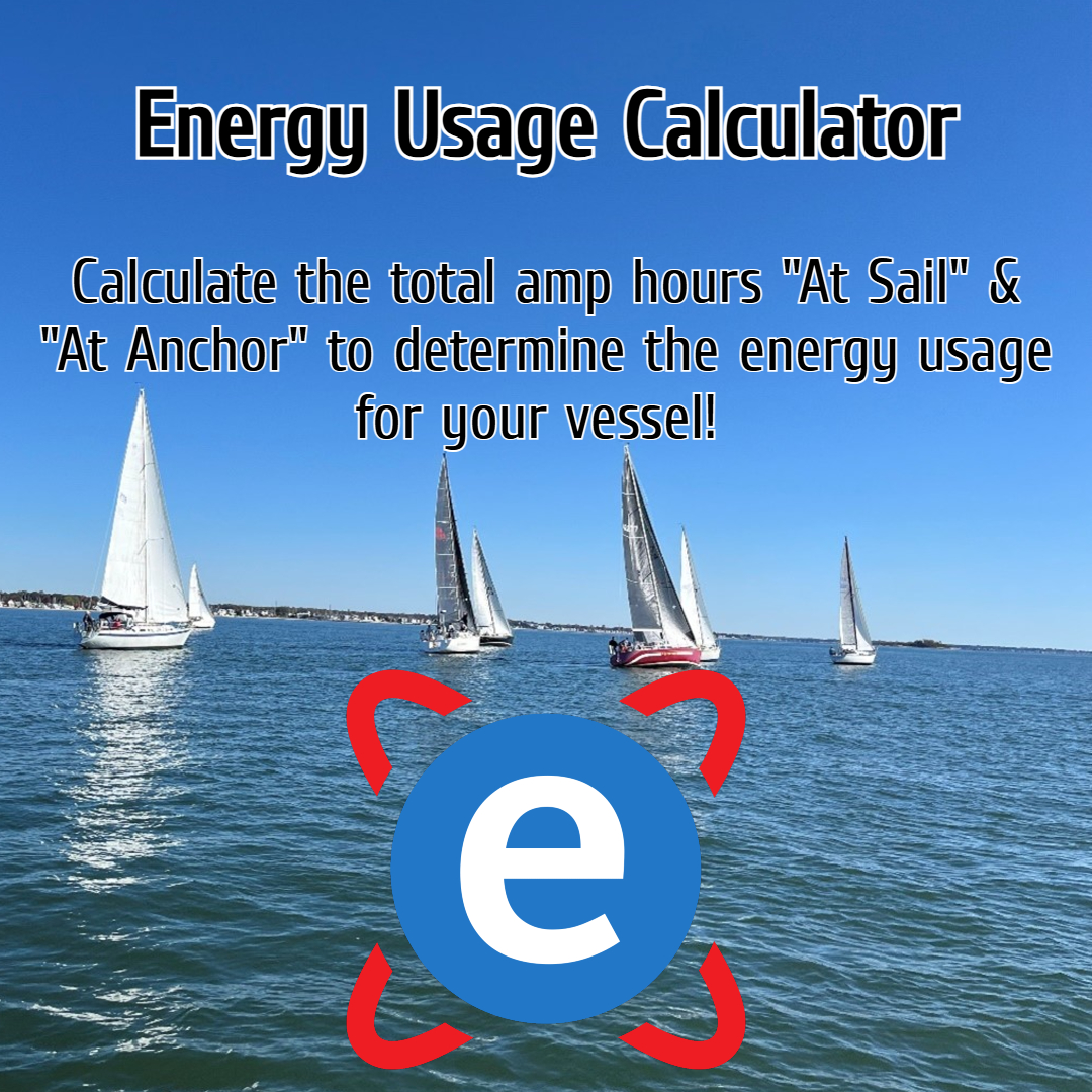 Need help calculating your total energy usage for your vessel? Try using the Energy Usage Calculator on our website! Simple and easy to use for both 12v and 24v systems. Start using it today: emarineinc.com/pages/energy-u…

#energysystems #calculator #amphours #sailing #SailingLife