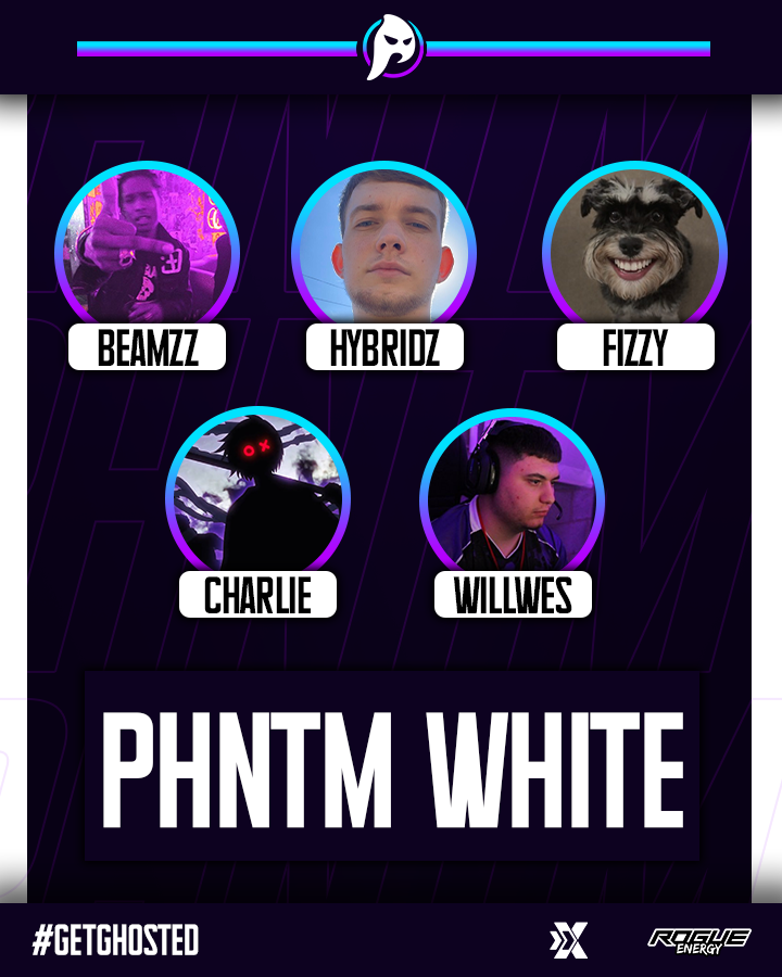 Our final team to round off PHNTM this season is... Your PHNTM White <a href="/EuCompLeague/">Eu Competitive League</a> season 2 squad🎯

- <a href="/Beamzz222/">Beamzz</a> (c)
- <a href="/HybridZJP/">Hybridz🏴󠁧󠁢󠁷󠁬󠁳󠁿</a> 
- <a href="/fizzcod_/">fizz</a> 
- <a href="/Charliieee6/">Charlie_</a> 
- <a href="/willwes123/">Will Shirley</a> 

Let's go boys🤍