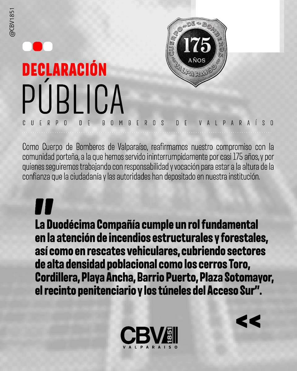 Bomberos Valparaíso tweet media