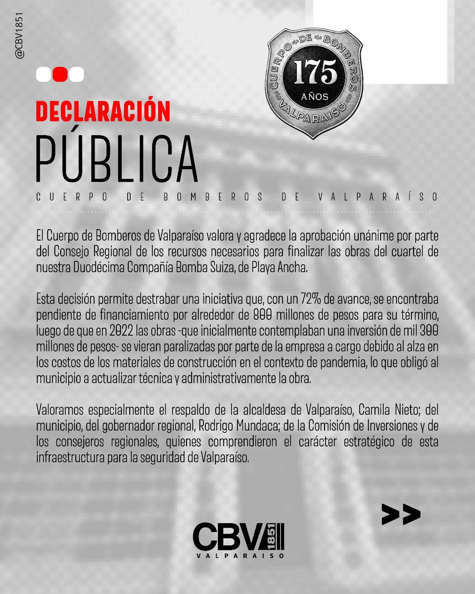 Bomberos Valparaíso tweet media