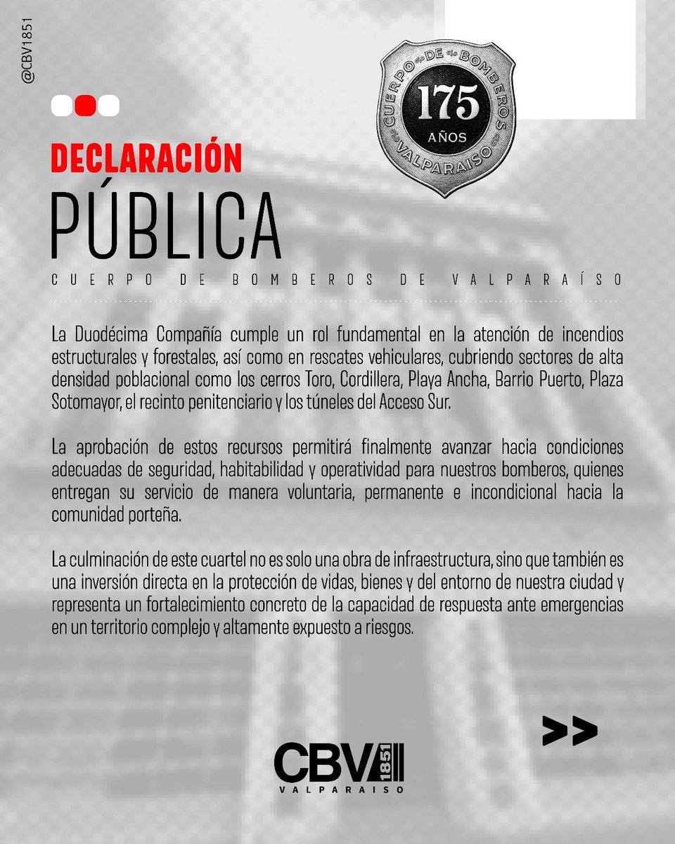 Bomberos Valparaíso tweet media