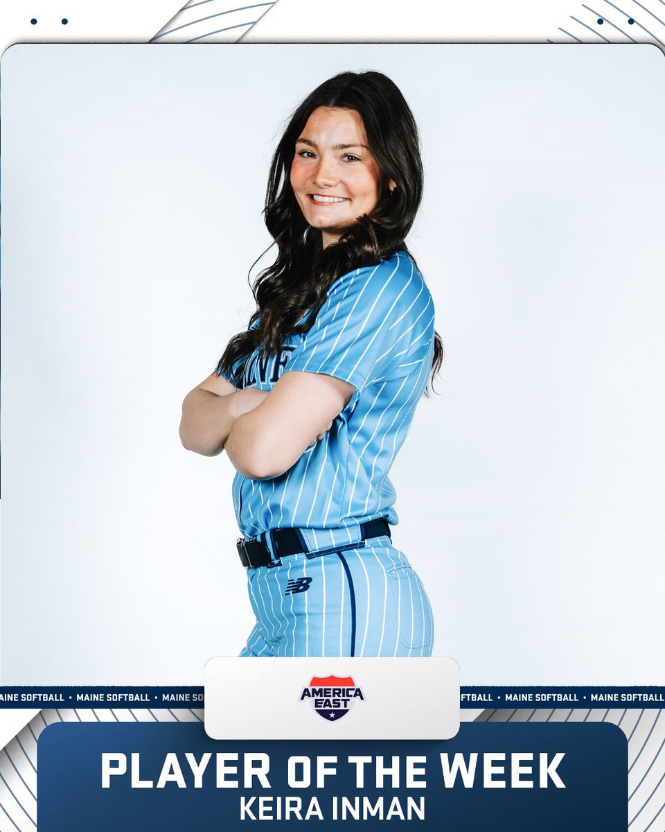 Maine_Softball's tweet photo. Keira Inman is the America East Player of the Week 🗣️🗣️

#BlackBearNation // #AESB https://t.co/me4d8ffmHg