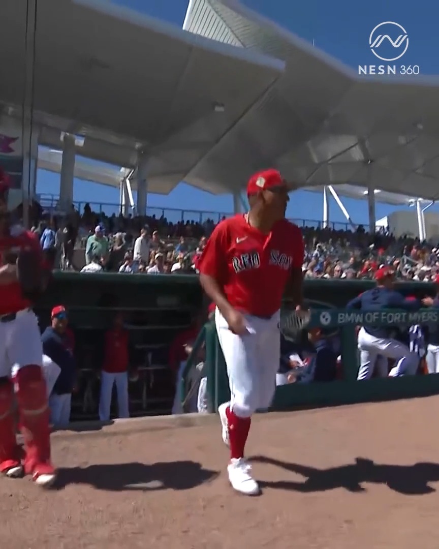 Ranger Suárez is on the mound for the first time with Red Sox 💪
(via @NESN)