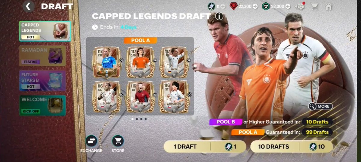DockDy93's tweet photo. Capped event : Continuano i DRAFT 😭 cosa ne pensi ? 
Scrivilo nei commenti 👇 
#fcmobile https://t.co/X3zoZjkxdO