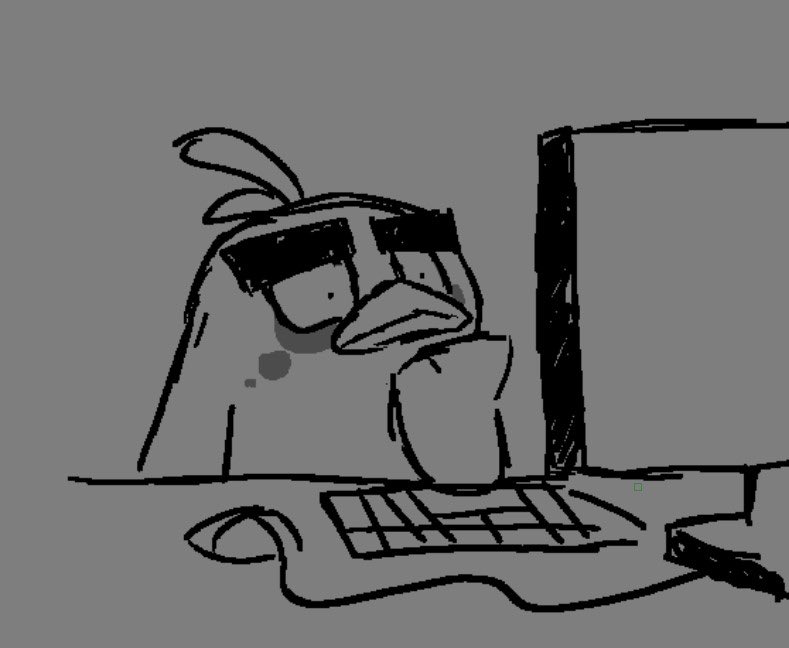 I rewatched clips from The Angry Birds Movie and gonna be honest, every single crashout Red had was justified, the rest of the birds on Bird Island are flocking morons.