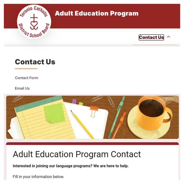 TCDSB Adult Education tweet media