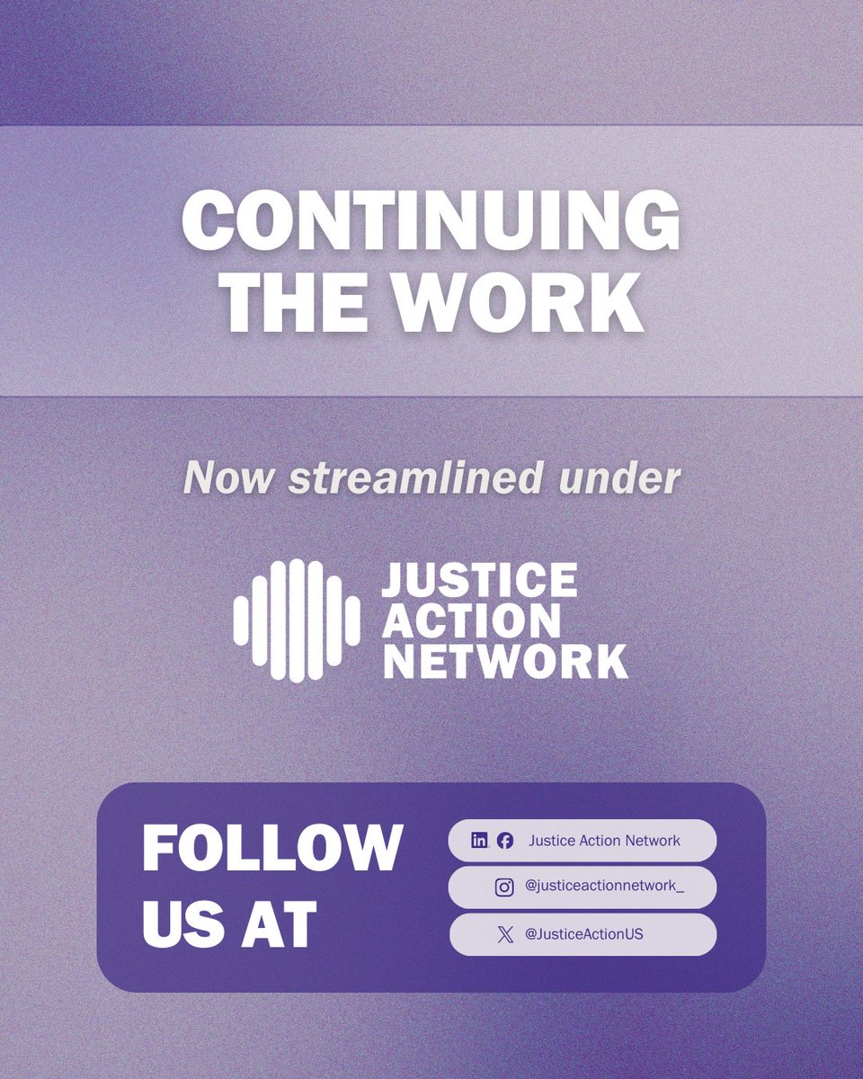 JANFoundation_'s tweet photo. Our commitment to bipartisan justice reform hasn’t changed, but how we share our work is evolving.

We’re continuing the work with a more focused approach, bringing all content and updates under Justice Action Network.

Follow @JusticeActionUS for what’s next. https://t.co/wYyGCV5am5