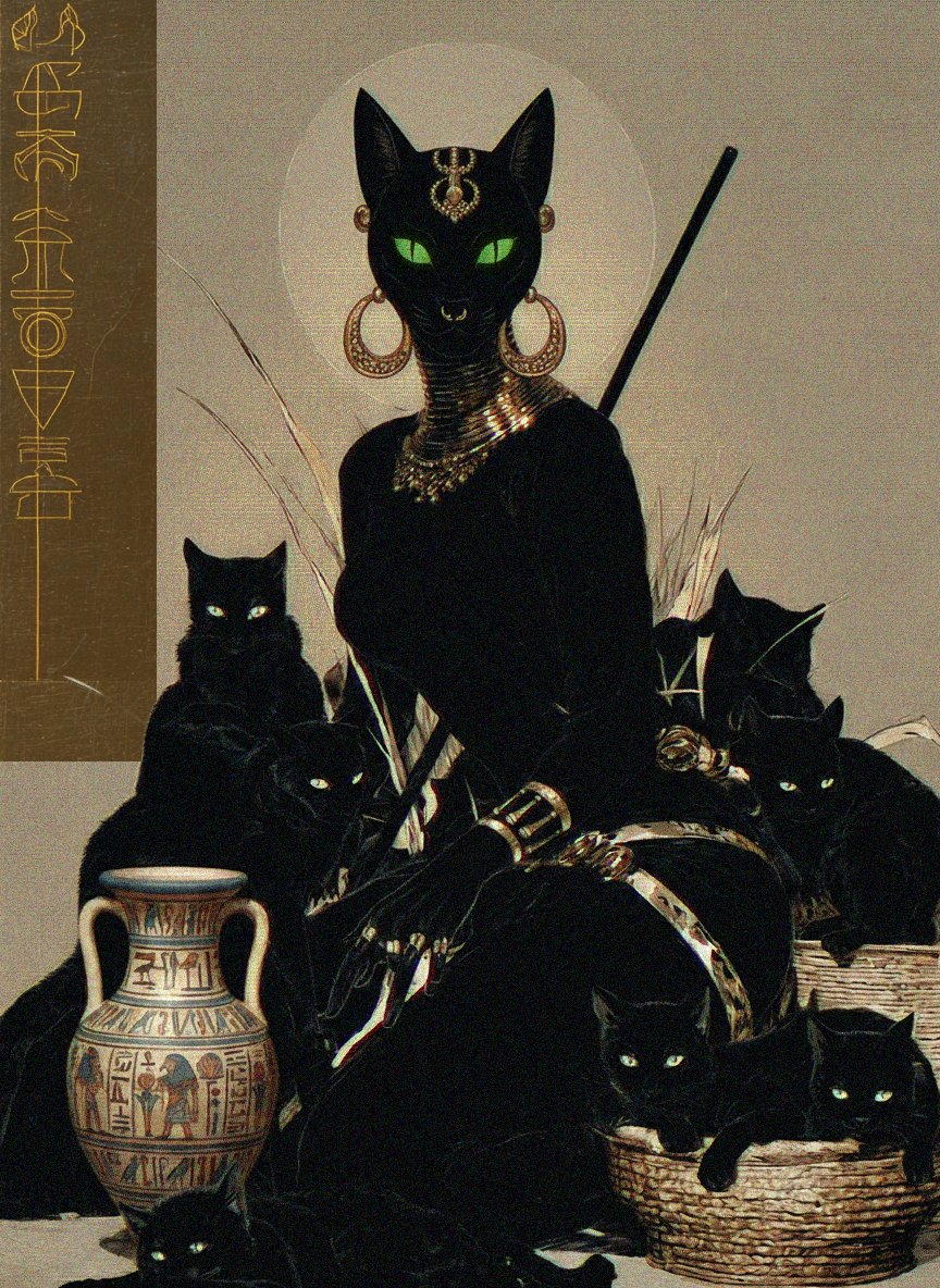 When Bastet guards your door, evil doesn't stand a chance.