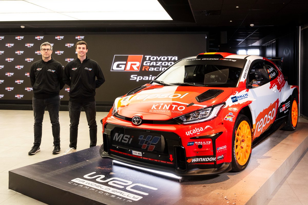TGR_Spain's tweet photo. 🇪🇸 La temporada en el #WRC2 del #TGRSpain comienza con mucho asfalto.

Además de Croacia, la segunda parada del año será el @RIslasCanarias del que guardamos grandes recuerdos con los podios en 2024 y 2025 dentro del #ERC y #WRC2 🇪🇺🌍.

Una de la victorias más bonitas en el año del Supercampeonato de España 👑. 

¿Preparada la afición canaria para animar a @Cachon_Ale y @borjarozada? 👏
-
🇬🇧 The #WRC2 season for #TGRSpain kicks off with plenty of tarmac.

Besides Croatia, the second stop of the year will be the Rally Islas Canarias, where we have great memories after securing podiums in 2024 and 2025 in the ERC and WRC2 🇪🇺🌍.

One of the most beautiful victories in the year of the Supercampeonato de España 👑.

Are the Canary Islands fans ready to cheer on Alejandro Cachón and Borja Rozada? 👏

+INFO ➡️ https://t.co/BSeYsnc5Ty

#ToyotaGAZOORacing #MSiRacingTeam #GRYarisRally2