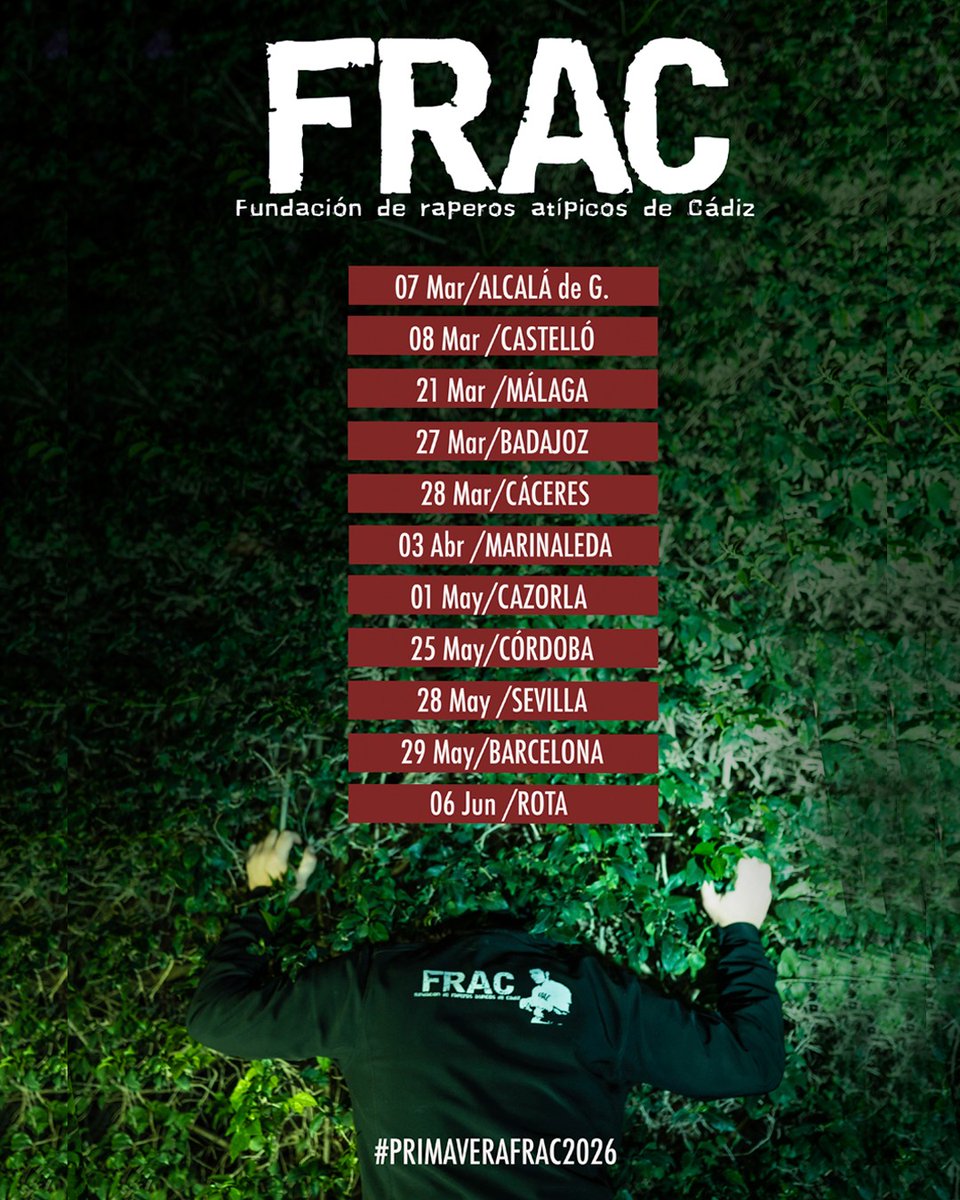 Ya está aquí la #PrimaveraFRAC2026 
#FRAContour26 #FRAContour2026