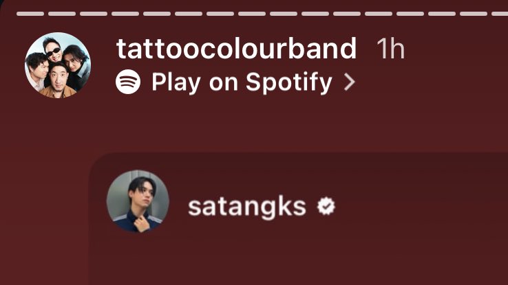 tattoocolourband รีโพสต์น้องตังพร้อมทิ้งคอมเม้นไว้ว่า “ ไว้มาจอยกันนะ ” คือ ๆๆๆๆ หนูหวังได้มั้ยคะ 😭😭😭😭 ฟินแทนน้องตัง ฮืออออออ

#satangks <a href="/satangktp/">Davin Everett Delroy Of Arantha 👑</a>